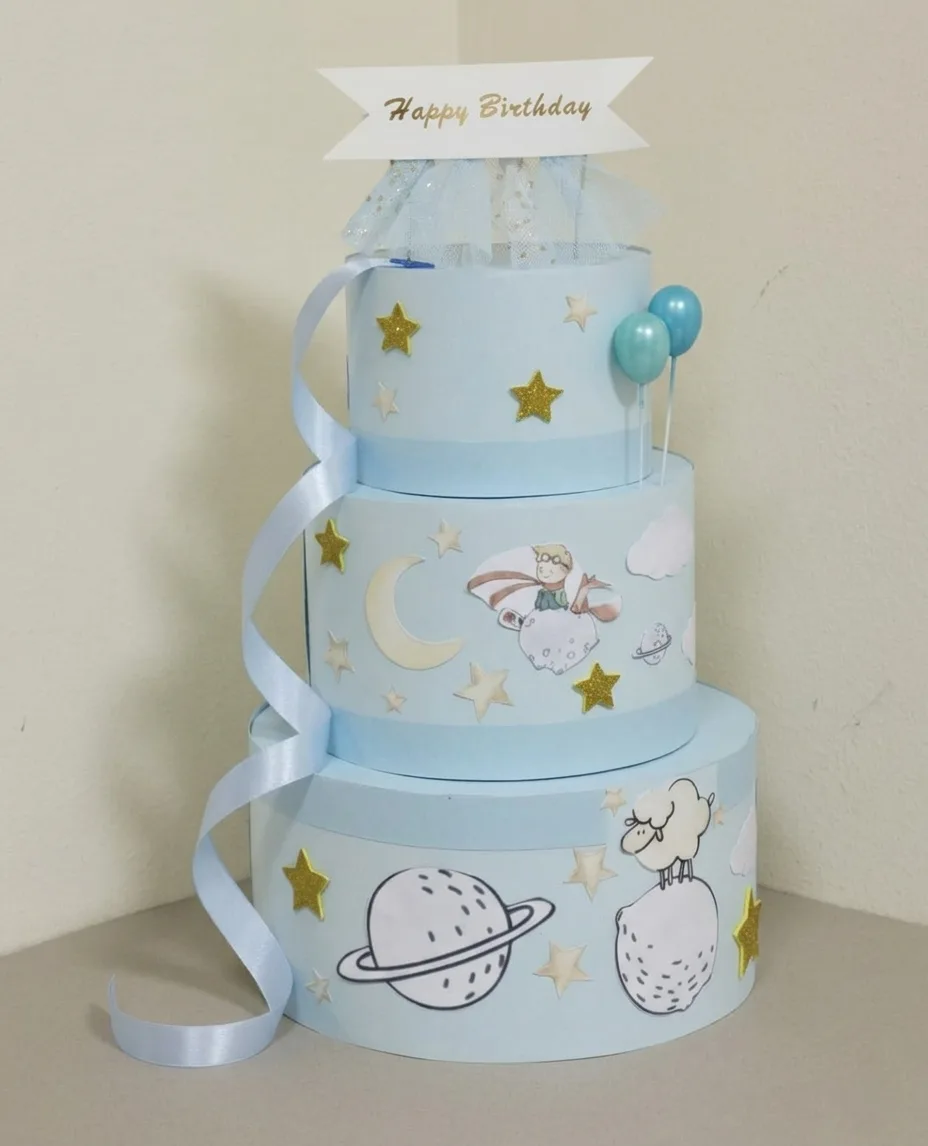 Torta decorativa tema Piccolo Principe