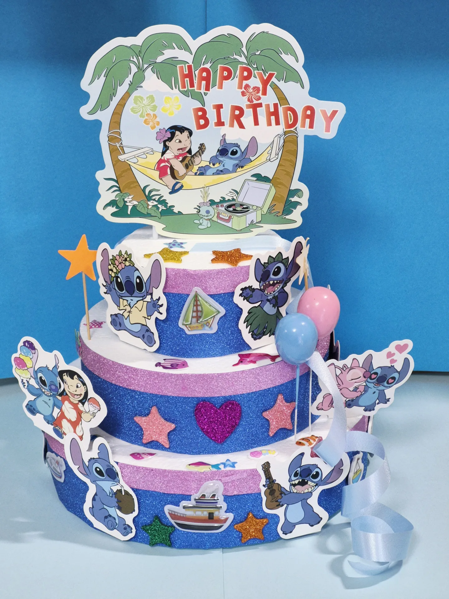 Torta scenografica tema Stitch