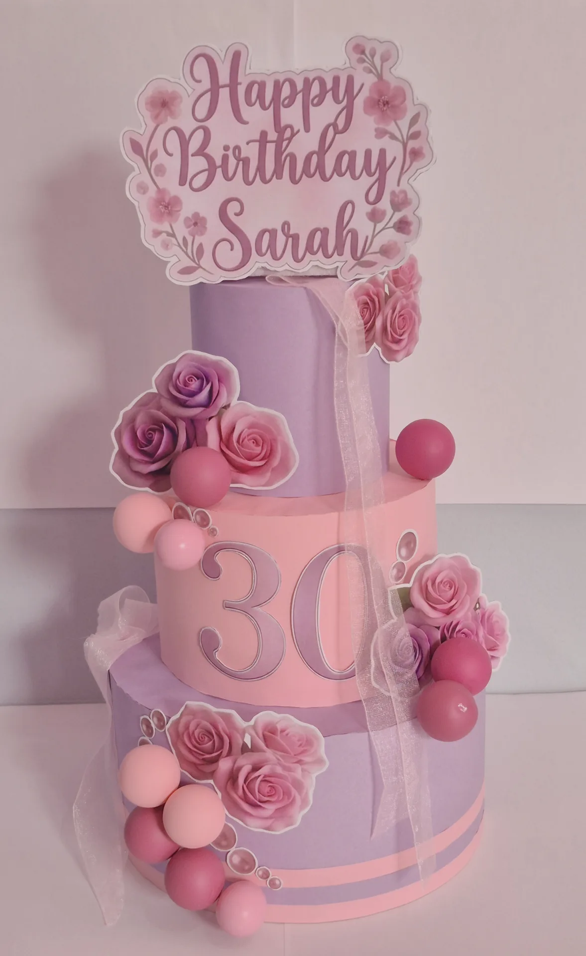 Torta decorativa tema 30 anni