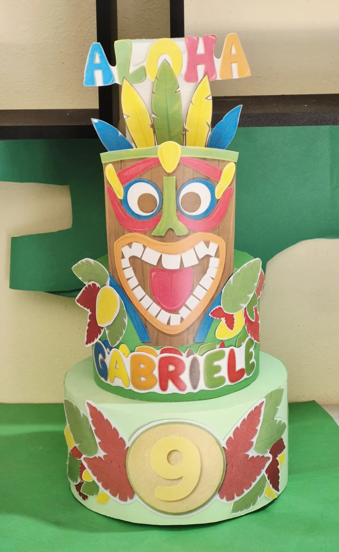 Torta decorativa tema Hawaiana