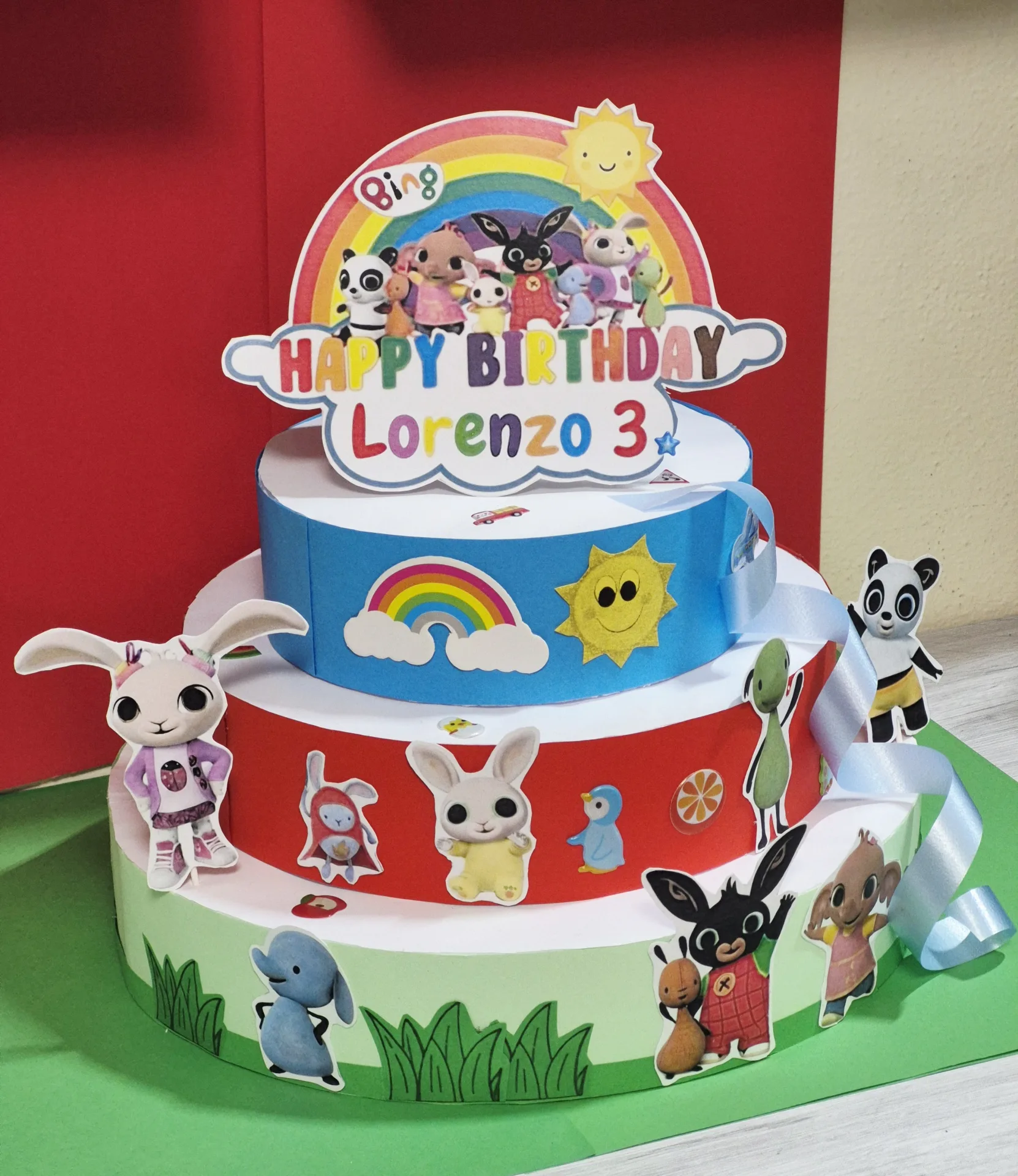 Torta finta tema Bing — Foto