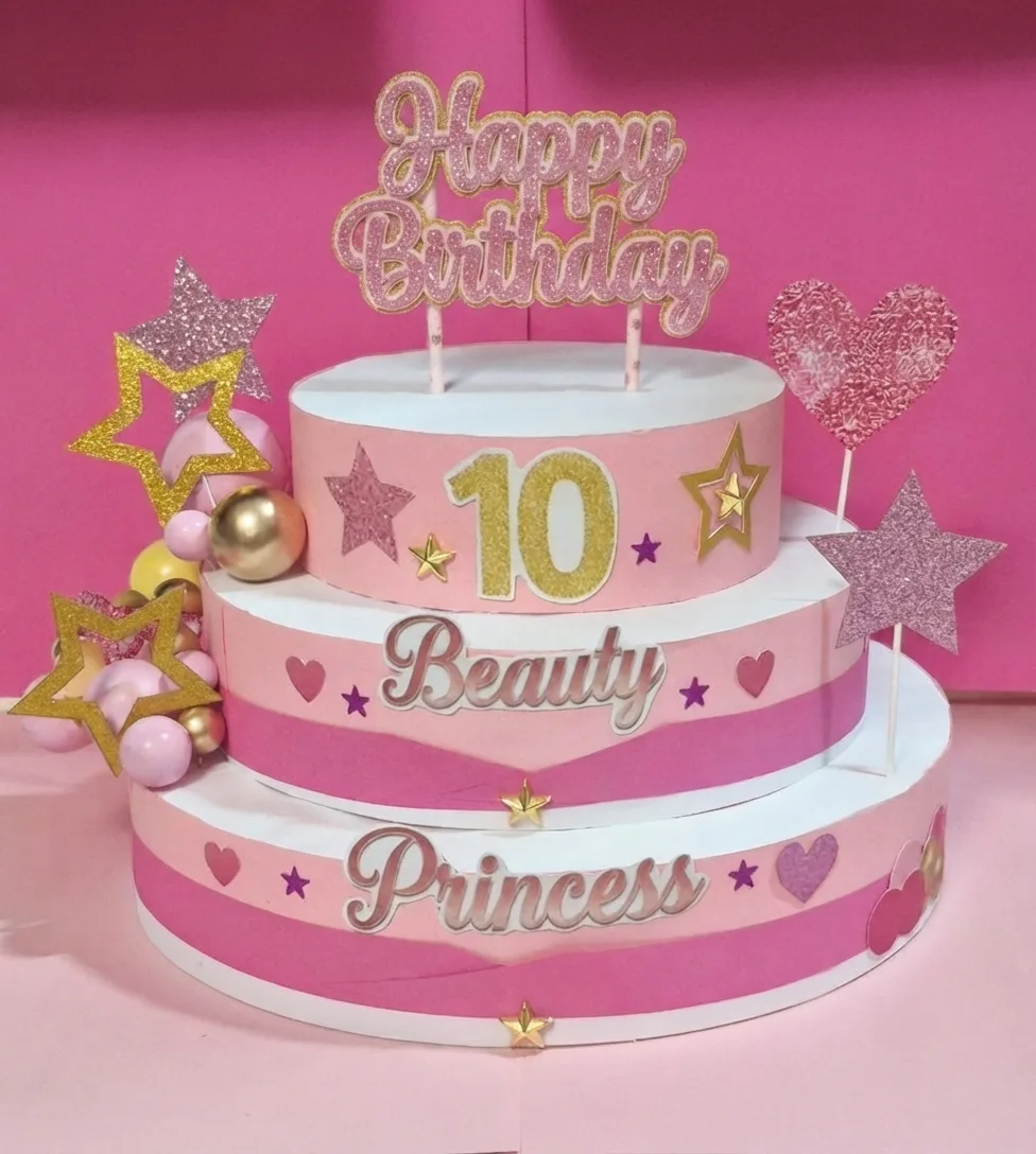 Torta decorativa tema Beauty Princess