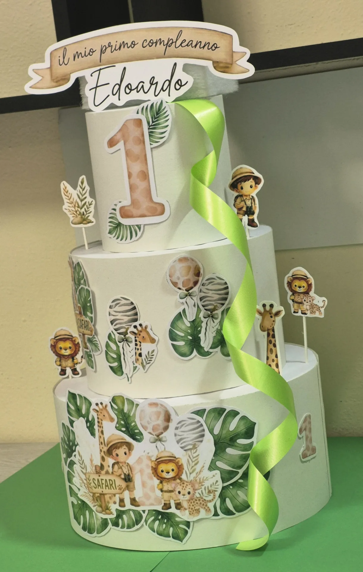 Torta decorativa tema Safari — Foto