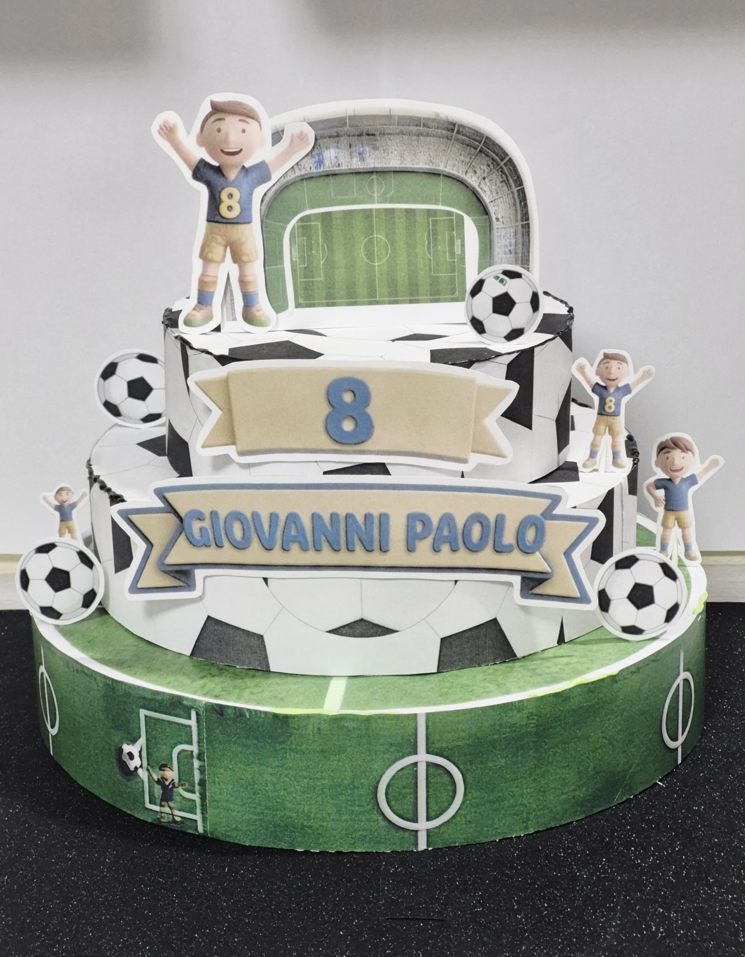 Torta scenografica tema Calcio