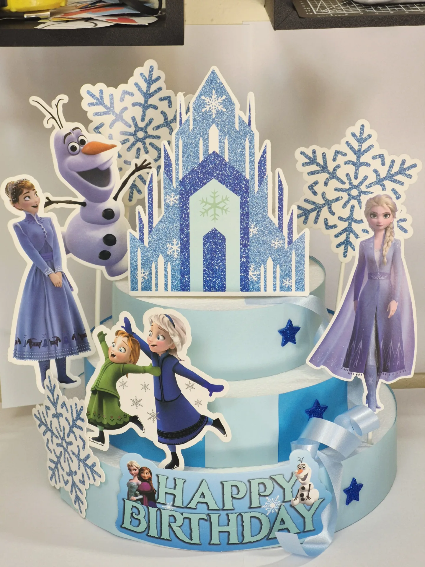 Torta decorativa tema Frozen